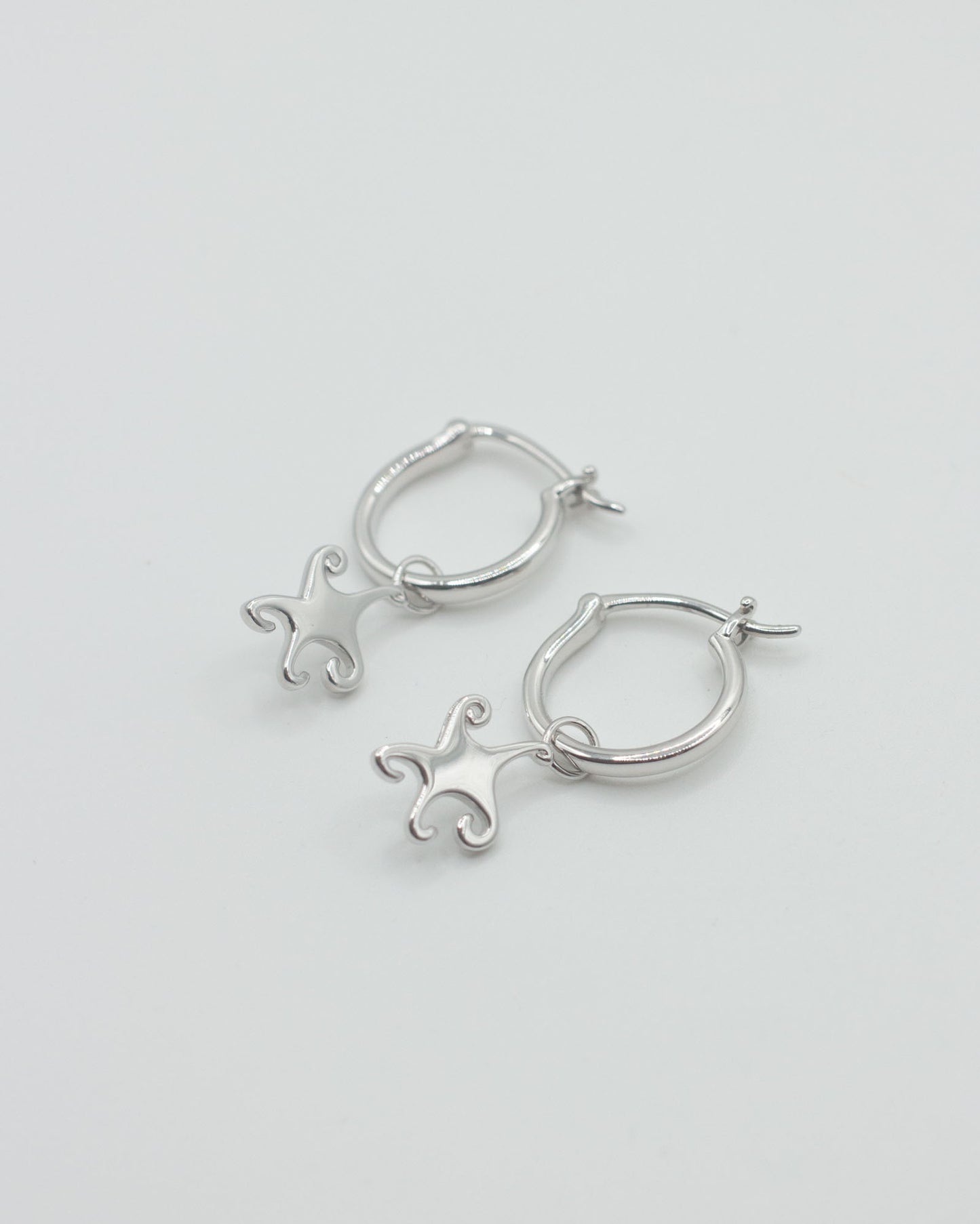 Whimsical Star Hoops