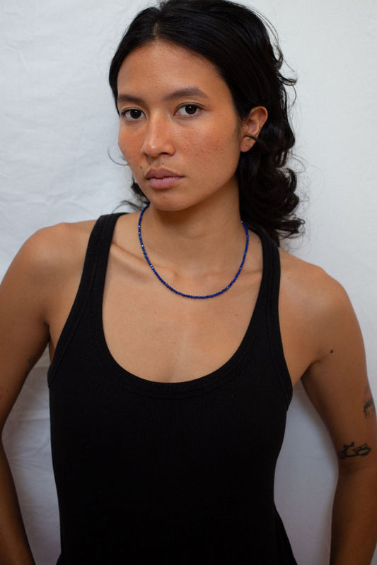Lapis Sparkle Necklace