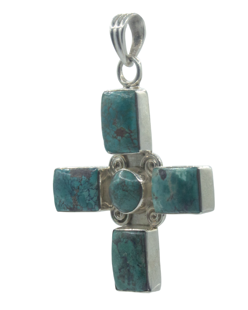 Tibetan Turquoise Siren Pendant