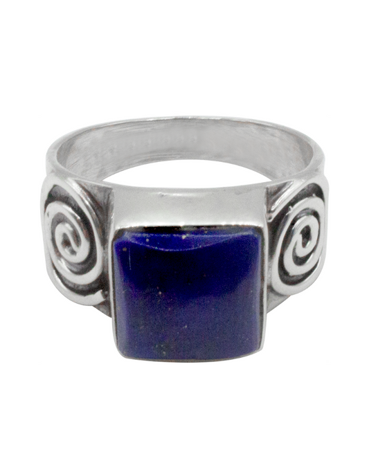 Lapis Labyrinth Ring