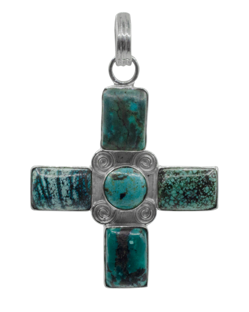 Tibetan Turquoise Siren Pendant