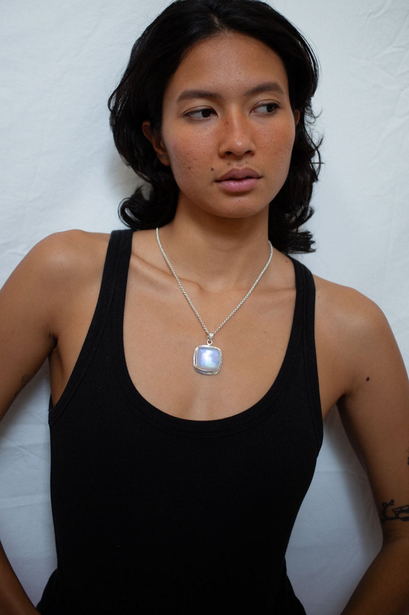 Rainbow Moonstone Mystic Pendant
