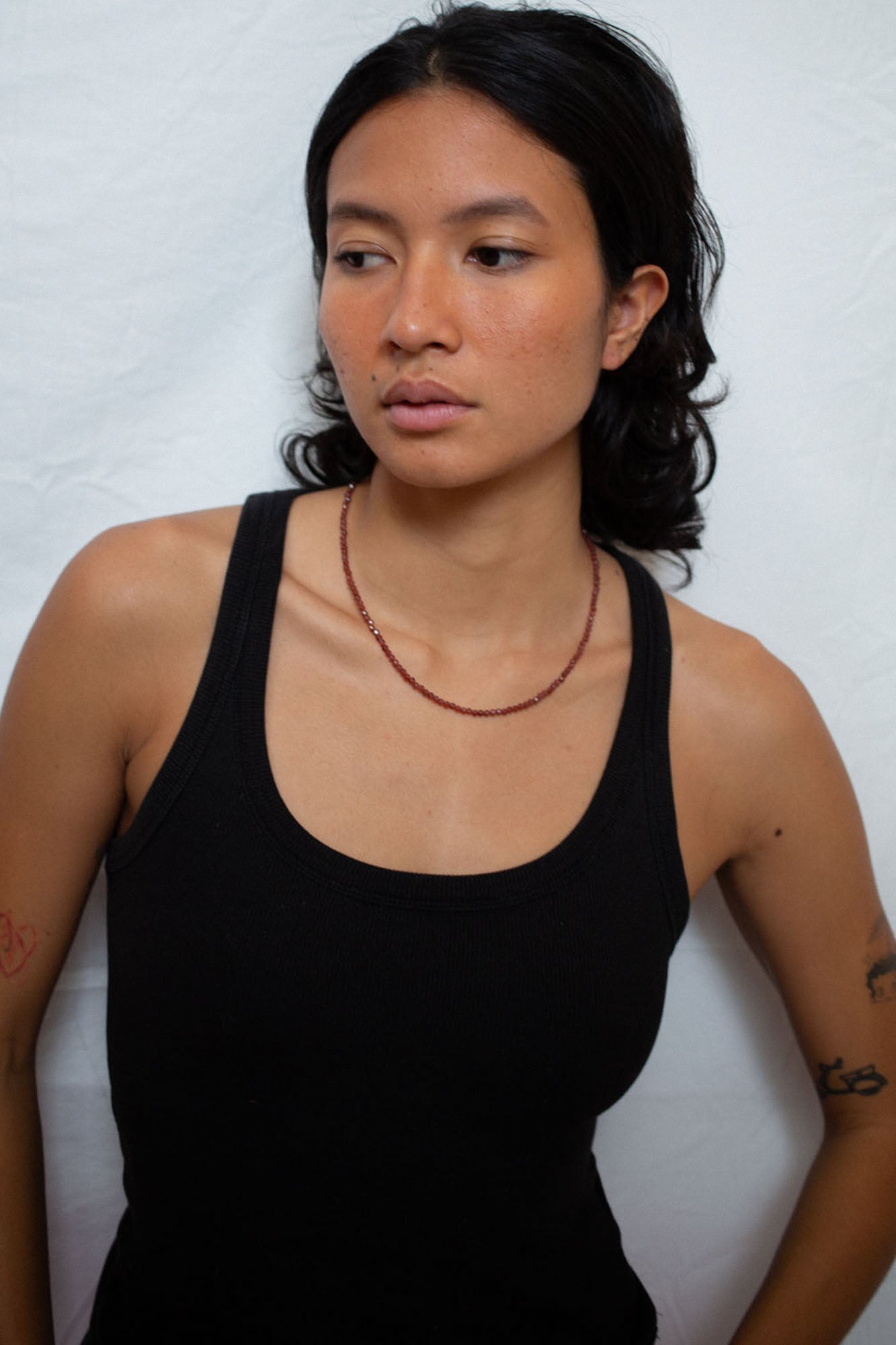 Garnet Sparkle Necklace