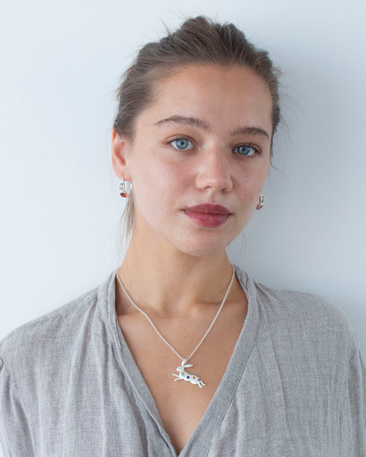 Garnet Polkadot Hoops