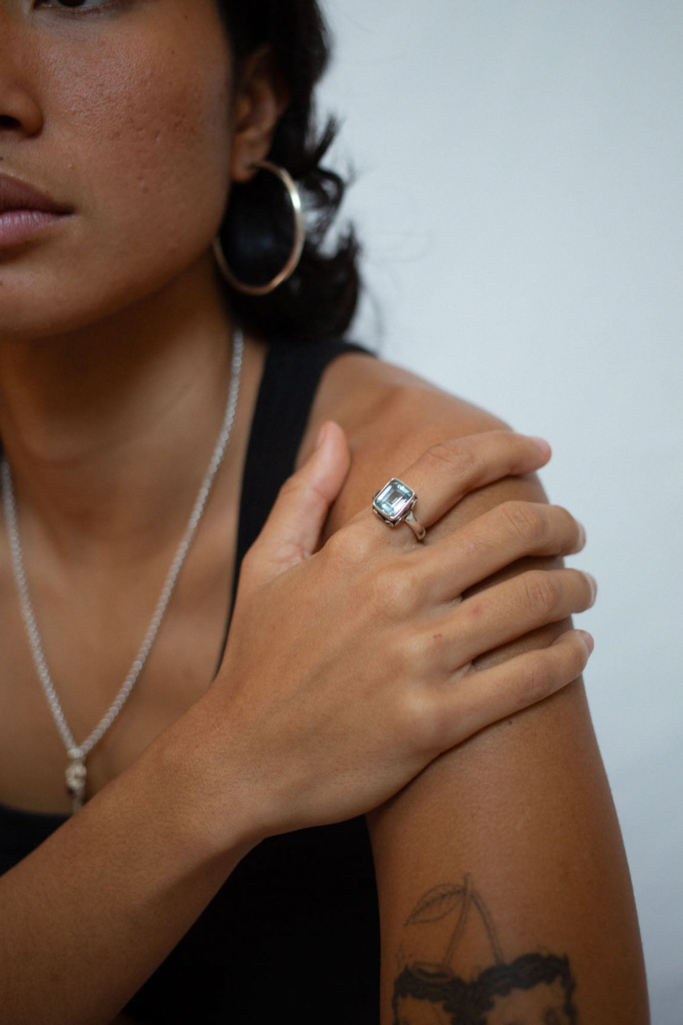 Blue Topaz Treasure Ring