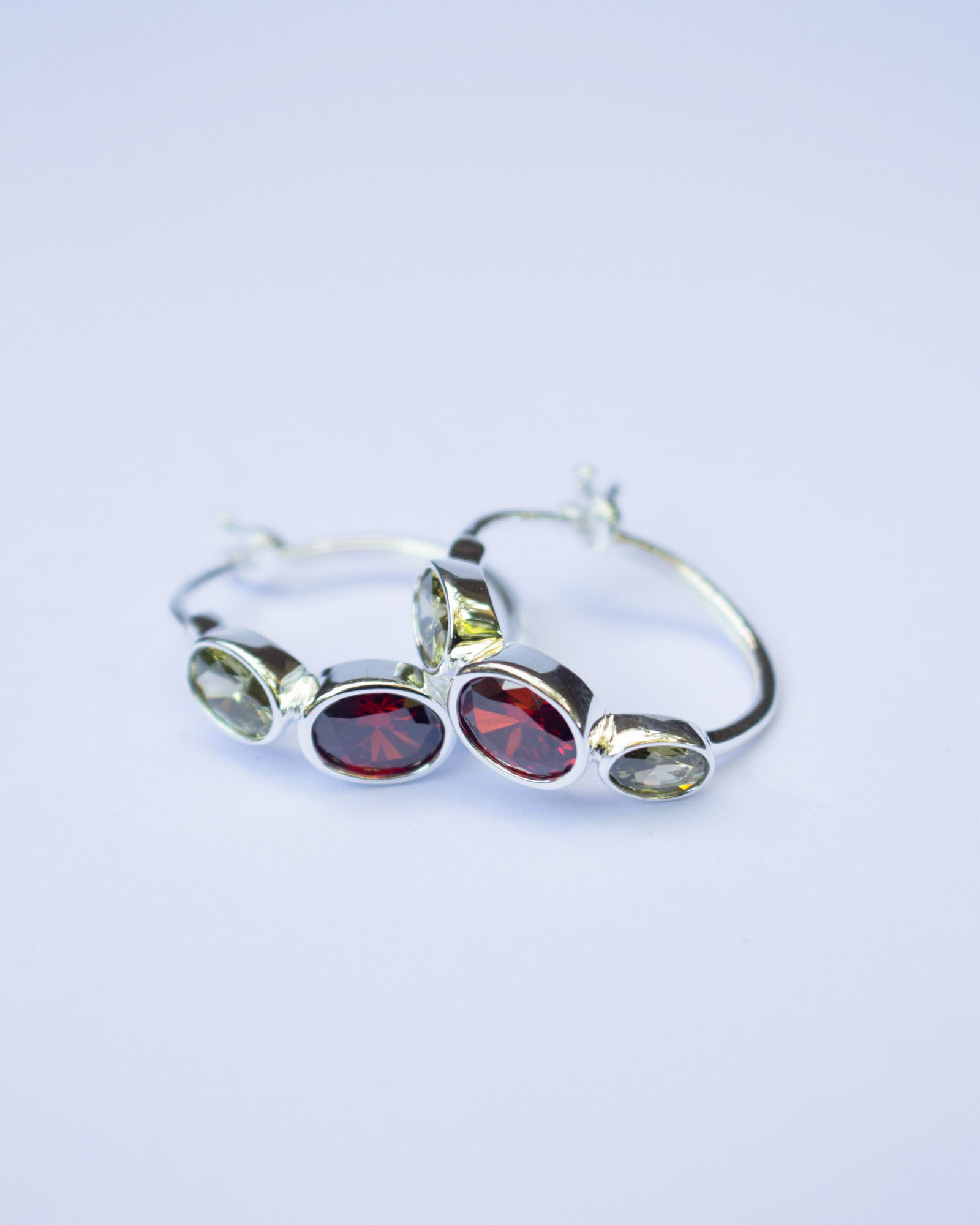 Garnet Polkadot Hoops
