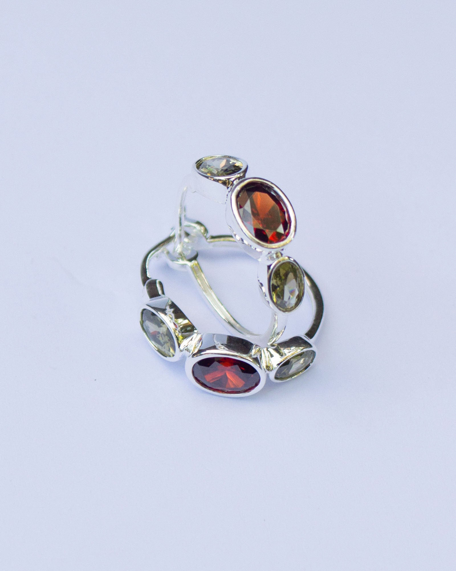 Garnet Polkadot Hoops